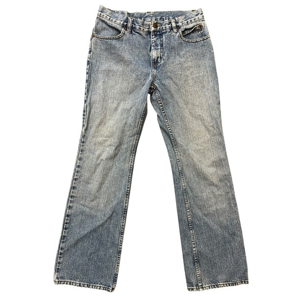 Vintage Rare y2k Harley Davidson Low Rise Jeans Tailbone Embroidery Women’s Sz 4 - Picture 6 of 12